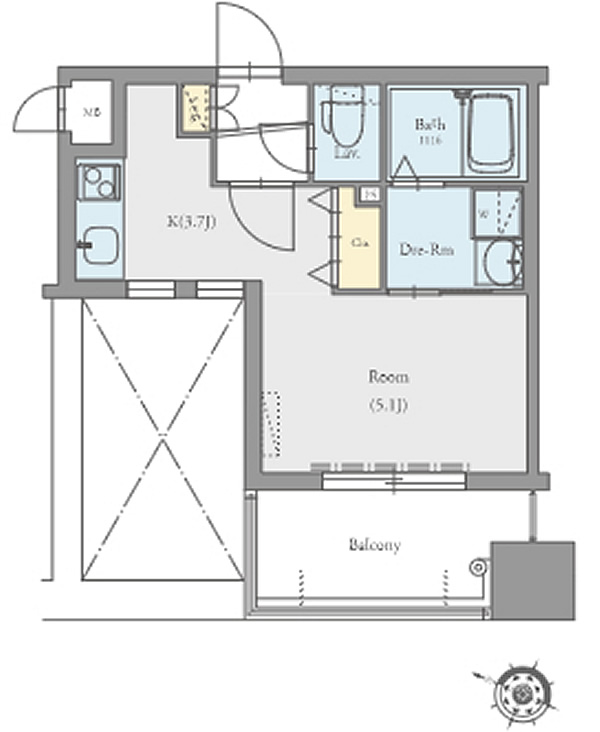 C1タイプ間取り図