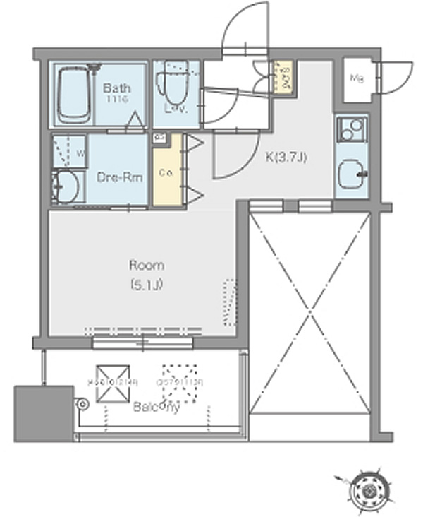 C2タイプ間取り図